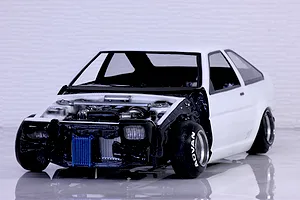 Pandora RC 1/10 Inner Set General Purpose (S13 Type) Unpainted Body Shell - Clear image 11