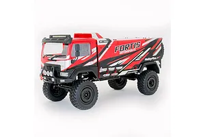 HobbyPlus DKR-4 Fortis 4X4 RC Desert Rally Truck Electric 4WD 1/18 Scale RTR - Red