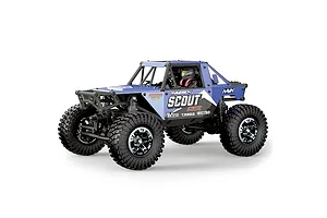 Maverick Scout24 Flux RC Rock Crawler Electric 4WD 1/24 Scale RTR - Blue