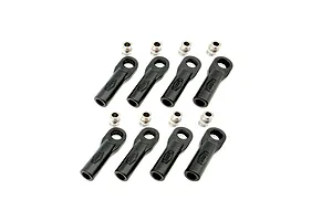 Reefs RC Stainless Steel XL Rod Ends and Pivot Ball Set 8Pcs