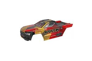 ARRMA 1/16 Mini Kraton Painted Body Shell - Gold/Red