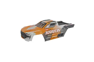 ARRMA 1/16 Mini Kraton Painted Body Shell - Orange/White