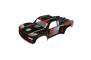 ARRMA 1/7 Mojave 6S BLX V3 Painted Body Shell - Black