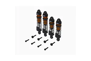 ARRMA Aluminium Adjustable Shocks 4Pcs - Orange