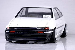 Pandora RC 1/10 Toyota AE86 Sprinter Trueno Unpainted Body Shell - Clear
