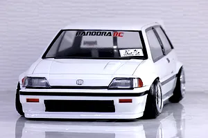 Pandora RC 1/10 Honda Civic Si (Wonder Civic) Unpainted Body Shell - Clear