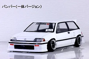 Pandora RC 1/10 Honda Civic Si (Wonder Civic) Unpainted Body Shell - Clear image 12