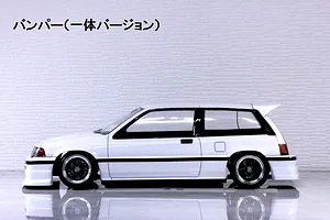 Pandora RC 1/10 Honda Civic Si (Wonder Civic) Unpainted Body Shell - Clear image 16