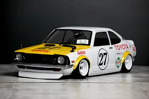 Pandora RC 1/10 Toyota Corolla Levin TE27 Unpainted Body Shell - Clear