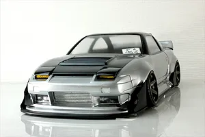 Pandora RC 1/10 RPS13 180SX Fujin (Wind God) | Origin Labo. Unpainted Body Shell - Clear