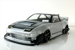 Pandora RC 1/10 RPS13 180SX Fujin (Wind God) | Origin Labo. Unpainted Body Shell - Clear image 19