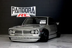 Pandora RC 1/10 KPGC10 Skyline HT 2000GT-R (Hakosuka) Unpainted Body Shell - Clear