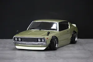 Pandora RC 1/10 KPGC110 Skyline 2000GT-R (Kenmeri) Unpainted Body Shell - Clear