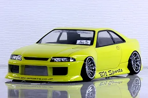 Pandora RC 1/10 Nissan Skyline ECR33 BN Sports Unpainted Body Shell - Clear image 5