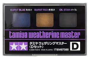 Tamiya Burnt Blue/Burnt Red/Oil Stain Weathering Master Set D image 16822