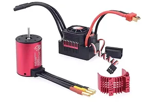 Surpass Rocket Waterproof 60A ESC Combo and 3650 3100Kv Brushless Motor