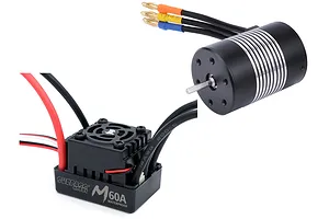 Surpass Rocket Waterproof 60A ESC and 3650 4300Kv Brushless Motor Combo