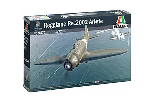 Italeri 1/72 Reggiane Re.2002 Ariete Fighter Bomber Scaled Plastic Model Kit