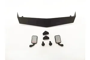 RGT 1/10 Window Eaves and Rear View Mirror Set