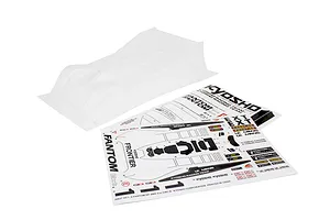 Kyosho 1/12 CRC2 Unpainted Body Shell - Clear