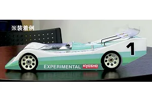 Kyosho 1/12 Front and Rear Foam Tyres with White Rims 4Pcs image 2