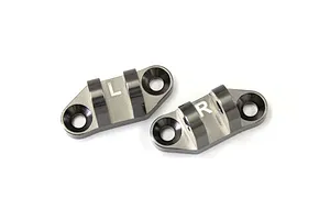 Kyosho Gunmetal Aluminium Front Upper Pivot Mounts 2Pcs