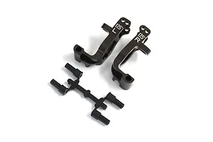 Kyosho Aluminium Steering Hub Carriers (C-Hubs) 2Pcs - Gunmetal