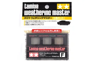 Tamiya Pale Titanium/Light Gunmetal/Copper Weathering Master Set F image 16894