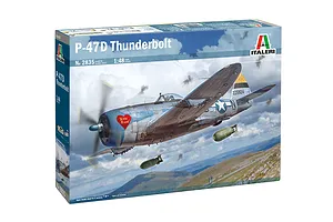 Italeri 1/48 P-47D Thunderbolt (E.T.O) Fighter Scaled Plastic Model Kit