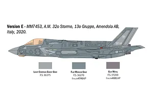 Italeri 1/48 F-35B Lightning II Fighter Scaled Plastic Model Kit image 7