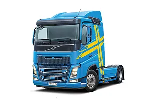 Italeri 1/24 Volvo FH Low Roof Truck Scaled Plastic Model Kit with Chromed Stickers and Photo Etched Parts