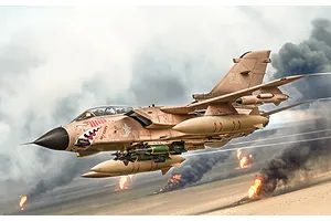 Italeri 1/32 Tornado GR.1 Desert Storm Multi-Strike Jet Scaled Plastic Model Kit