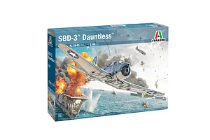 Italeri 1/48 USN SBD-3 Dauntless Bomber Scaled Plastic Model Kit