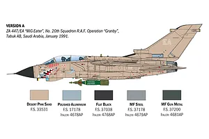 Italeri 1/32 Tornado GR.1 Desert Storm Multi-Strike Jet Scaled Plastic Model Kit image 3