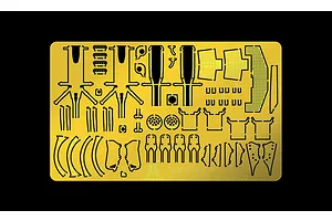 Photo-etched metal upgrade fret for Italeri 1/32 Tornado GR.1 model kit, featuring various detailed parts.