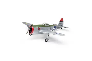 E-Flite RC Plane Micro P-47 Thunderbolt 625mm Warbird BNF Basic with AS3X+ and Safe Select Technology