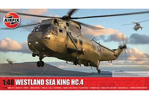Airfix 1/48 Westland Sea King HC.4 Helicopter Scaled Plastic Model Kit