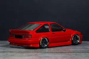 Pandora 1/10 Toyota AE86 Trueno 3DR Tec Arts Unpainted Body Shell - Clear image 2