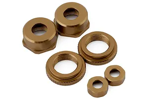 Maverick Aluminium Shock Cap Set - Gold