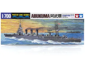 Tamiya 1/700 Japanese Abukuma Light Cruiser (Waterline Series) Plastic Model Kit