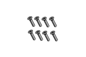 RGT 2x8mm Fine Thread Countersunk Screws 8Pcs