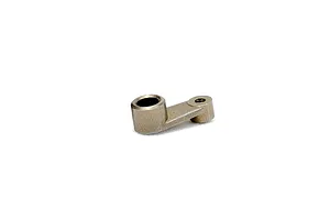 A silver-colored metal RGT servo horn with internal splines shown on a plain white background.