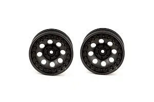 RGT 1.9" Black Rims 2Pcs