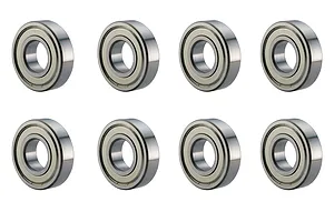 RGT 7x14x3.5mm Metal Shielded Ball Bearings 8Pcs