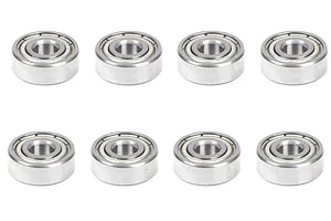 RGT 5x14x5mm Metal Shielded Ball Bearings 8Pcs