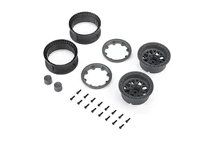 Axial 1.9" KMC Grenade Beadlock Rims 2Pcs - Grey