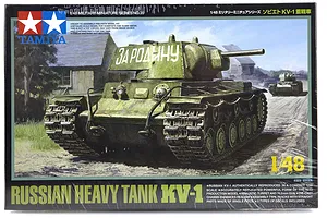 Tamiya 1/48 Russian KV-1 Heavy Tank Plastic Model Kit image 17012