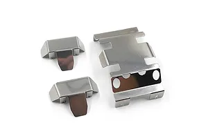 Yeah Racing Stainless Steel Skid Plate Set 3Pcs