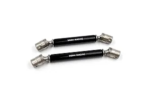 Yeah Racing Aluminium Front and Rear Centre Shafts 2Pcs - Black