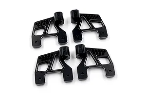 Yeah Racing Aluminium Shock Mount Set 4Pcs - Black